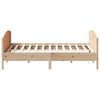 vidaXL Bed Frame without Mattress 180x200 cm Super King Solid Wood Pine