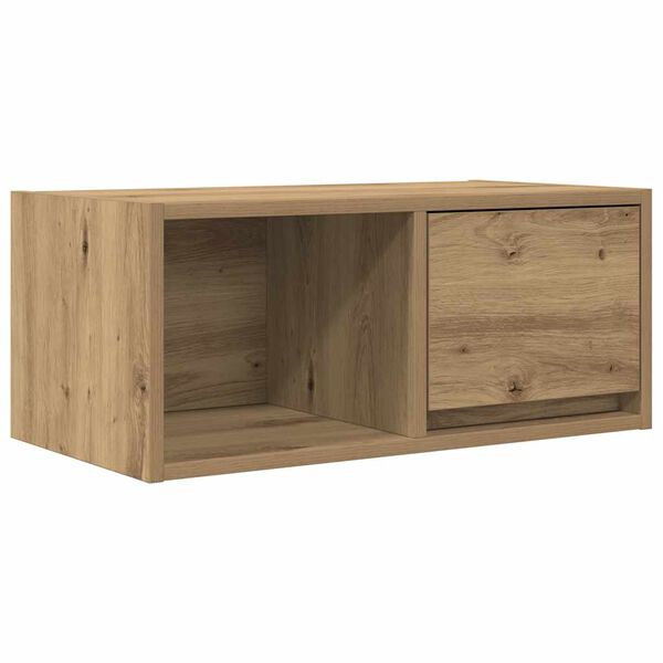 vidaXL TV Cabinet Artisan Oak 60x31x25.5 cm Engineered Wood