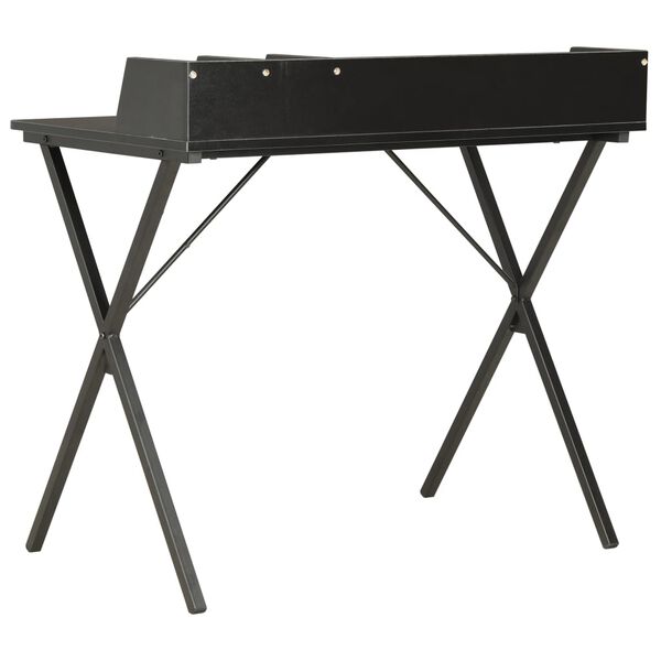 vidaXL Desk Black 80x50x84 cm