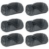 vidaXL Throw Blankets 6 pcs Dark Grey 150 x 200 cm Fleece
