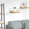vidaXL Wall Shelf Wall-mounted Brown 40 x 23.5 x 4 cm Engineered Wood