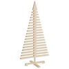vidaXL Wooden Christmas Trees for Decoration 3 pcs Solid Wood Pine