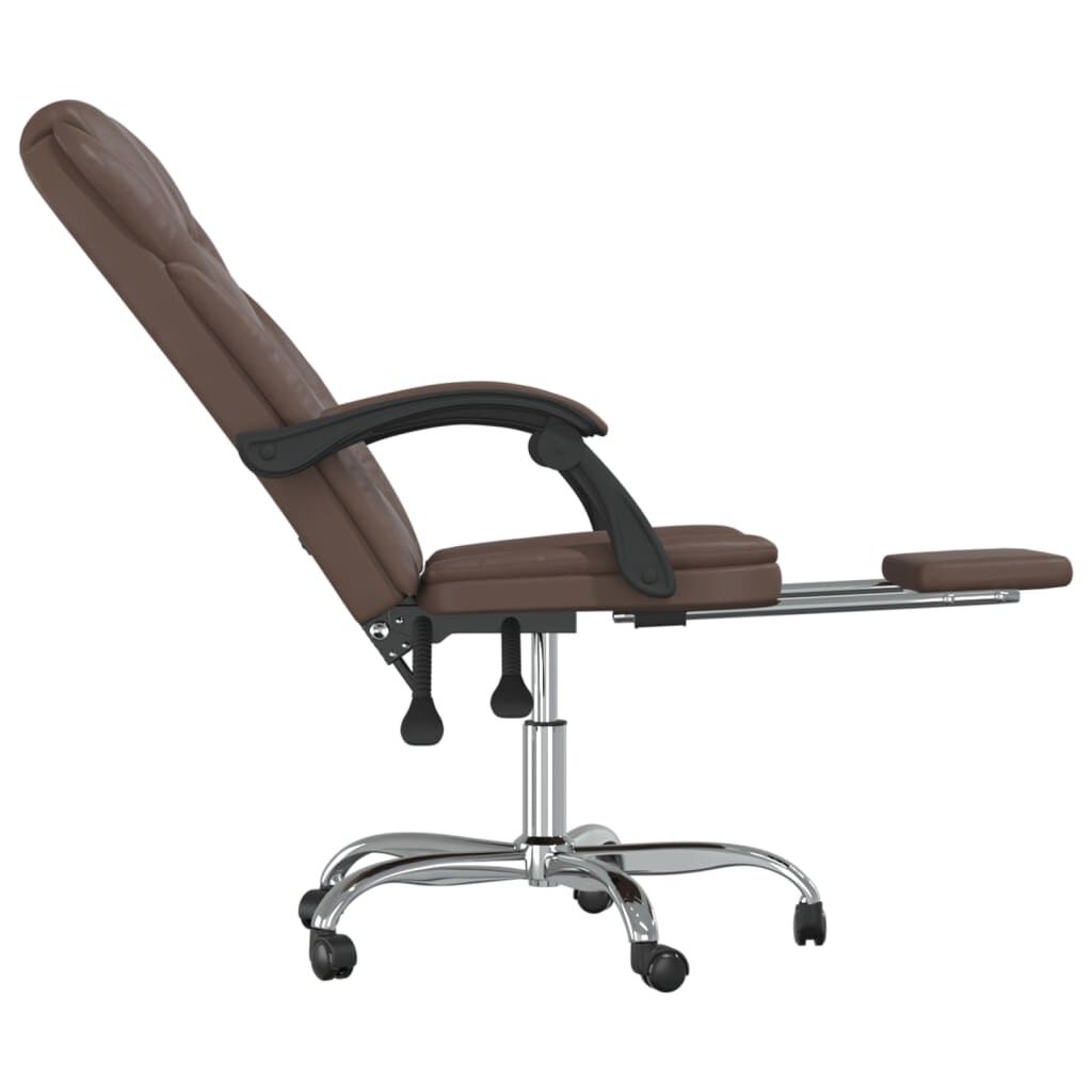 Alpha real leather sales swivel recliner