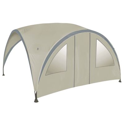 Bo-Camp Side Wall for Party Shelter with Door and Window M Beige