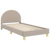vidaXL Children's Bed Frame with Headboard Light Grey 80 x 200 cm