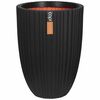 Capi Vase Urban Tube Elegant Low 34x46 cm Black KBLT782