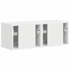 vidaXL TV Wall Cabinet 2 pcs White 39 x 31 x 29.5 cm Engineered Wood