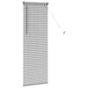 vidaXL Venetian Blinds Height Adjustable Silver 130 x 45 cm Aluminium