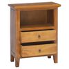 vidaXL Bedside Cabinet 60x30x75 cm Solid Wood Mahogany