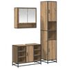 vidaXL Bathroom Furniture Set 3 pcs Artisan Oak Engineered Wood