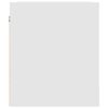 vidaXL Wall-mounted Bedside Cabinet White 38x34x40 cm