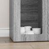 vidaXL Sideboard Grey Sonoma 59 x 35 x 100.5 cm Engineered Wood