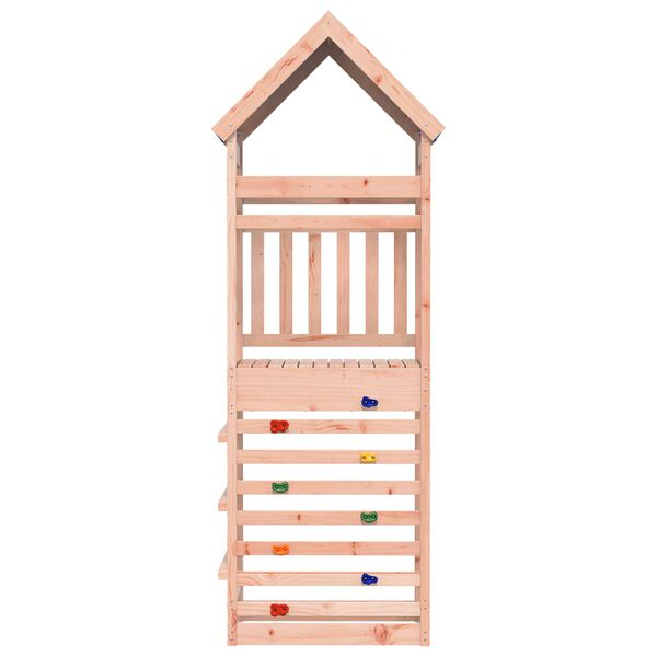 vidaXL Play Tower Brown 52.5 x 85 x 265 cm Solid Douglas Wood