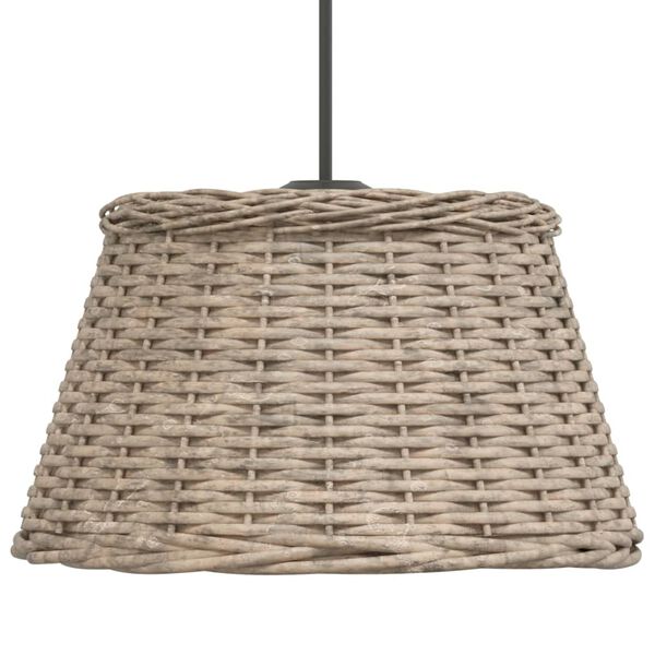 vidaXL Ceiling Lamp Shade Brown Ø50x30 cm Wicker