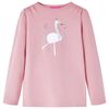 Kids'T-shirt with Long Sleeves Light Pink 116