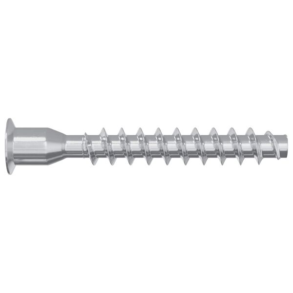 vidaXL Confirmat Screws 2500 pcs Silver Metal