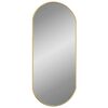 vidaXL Wall Mirror Gold 70x30 cm Oval