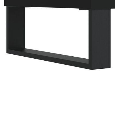 vidaXL Highboard Black 69.5x31x115 cm Engineered Wood