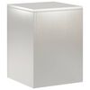vidaXL Plant Stand Silver 30 x 30 x 40 cm Steel