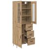 vidaXL Highboard Artisan Oak 69.5 x 34 x 90 cm Engineered Wood