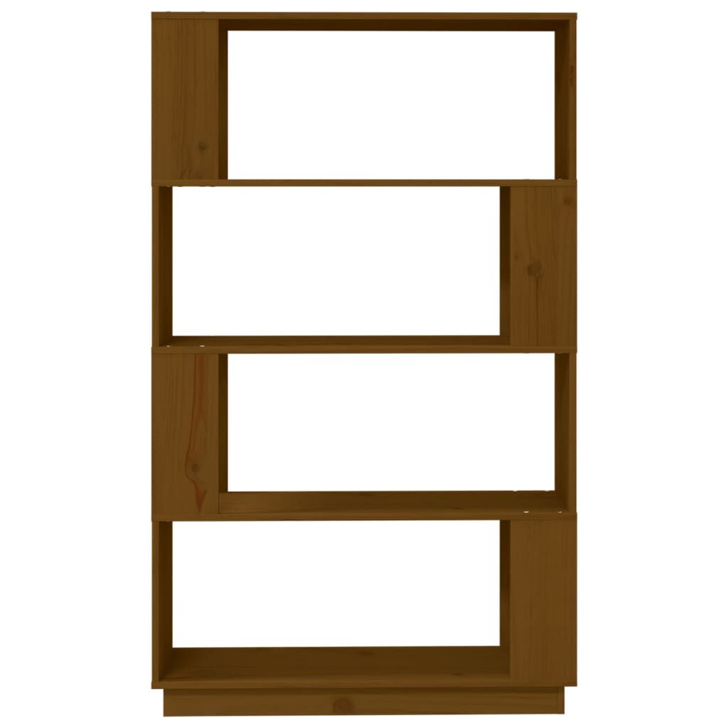 Honey oak shop bookcase