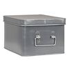LABEL51 Storage Box "Media" 27x21x16 cm L Antique Grey