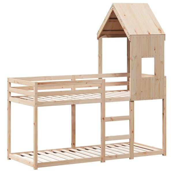 vidaXL Bunk Bed without Mattress 80x200 cm Solid Wood Pine