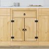 vidaXL Cabinet SKI Honey Brown 60 x 46 x 81.5 cm Solid Pine Wood