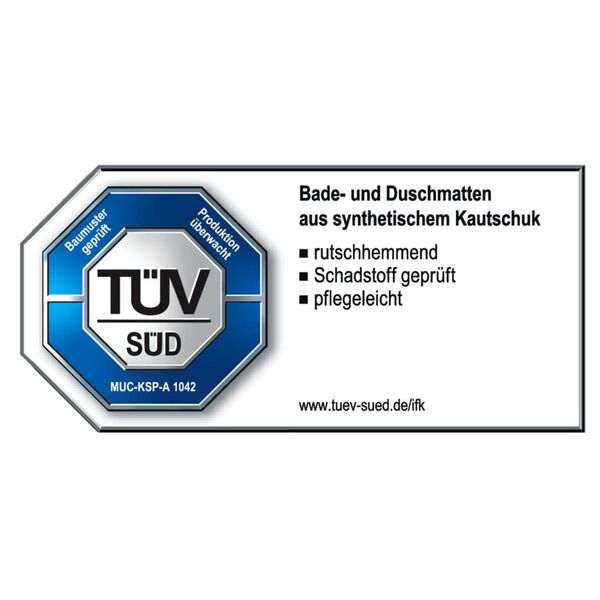 RIDDER Non-Slip Shower Mat Promo Black