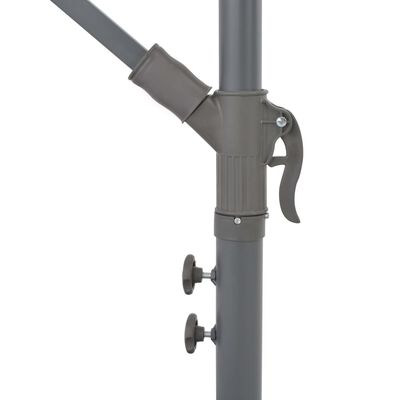 vidaXL Cantilever Umbrella with Aluminium Pole 300 cm Anthracite