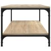 vidaXL Coffee Table Sonoma Oak 80x50x40 cm Engineered Wood