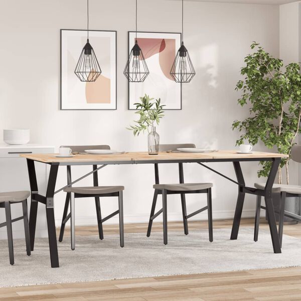 vidaXL Dining Table Legs Y-Frame 180x80x73 cm Steel