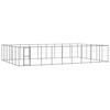 vidaXL Outdoor Dog Kennel Steel 65,34 m&sup2;