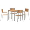 vidaXL Outdoor Dining Set 5 pcs 90 x 90 x 75 cm