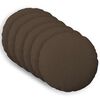 vidaXL Throw Pillow 6 pcs HEERLEN Taupe Dia. 60 cm Fabric