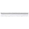 vidaXL Wall Shelf 2 pcs White Marble 60 x 9 x 3 cm Engineered Wood