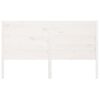 vidaXL Headboard White 186x4x100 cm Solid Wood Pine