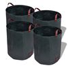 vidaXL Garden Waste Bags Green PP fabric 45 x 76 cm