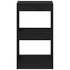 vidaXL Book Cabinet Black Oak 40 x 30 x 71.5 cm Engineered Wood