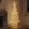 vidaXL Christmas Tree with 240 LEDs Warm white 150 cm Acrylic