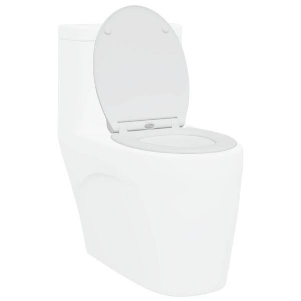 vidaXL Quick Release Toilet suitable for Seat White