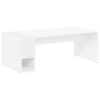 vidaXL Coffee Table White 101.5 x 50 x 37 cm Engineered Wood