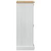 vidaXL Shoe Cabinet Corona White 99 x 32 x 85 cm Solid Pine Wood