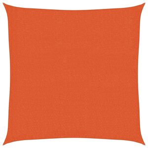 vidaXL Sunshade Sail 160 g/m&sup2; Orange 2x2 m HDPE