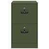 vidaXL File Cabinet Olive Green 44 x 50 x 74.5 cm Cold-Rolled Steel