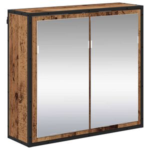 vidaXL Wall Shelf with Shelf Wall-mounted Old Wood 65 x 20 x 60 cm