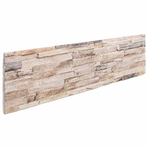 vidaXL Wall Panels 10 pcs 100 x 25 cm White and Red EPS Foam
