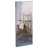 Bathroom Solutions Storage Rack with 2 Shelves and Laundry Basket Bamboo 95 cm