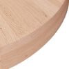 vidaXL Round Table Top &Oslash;50x4 cm Untreated Solid Wood Oak