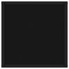 vidaXL Coffee Table Black with Black Glass 40x40x50 cm